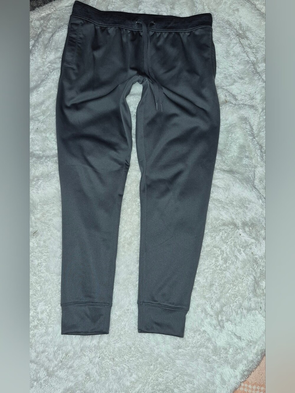 Hanes Black Ladies Joggers with Drawstring Waist